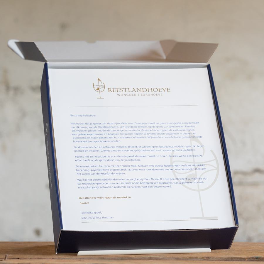 Reestlander wijn cadeau - Afbeelding 3